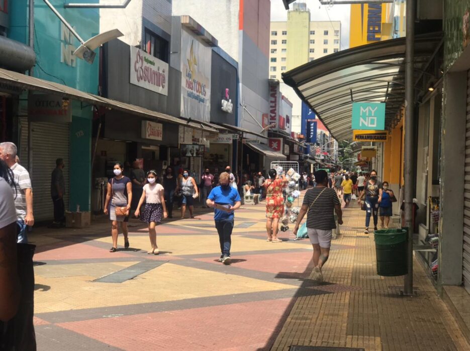 calçadão da rua 7 são josé dos campos