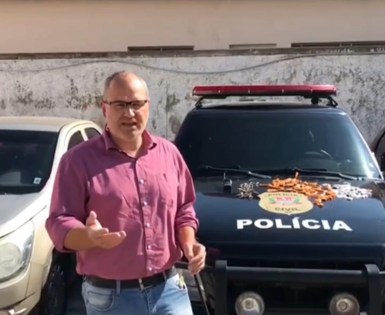 "Caçapava está bem atrás no quesito segurança pública", revela delegado seccional