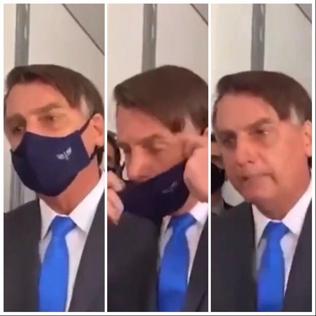 Bolsonaro lamenta 500 mil mortes e ofende repórter durante visita a Guaratinguetá