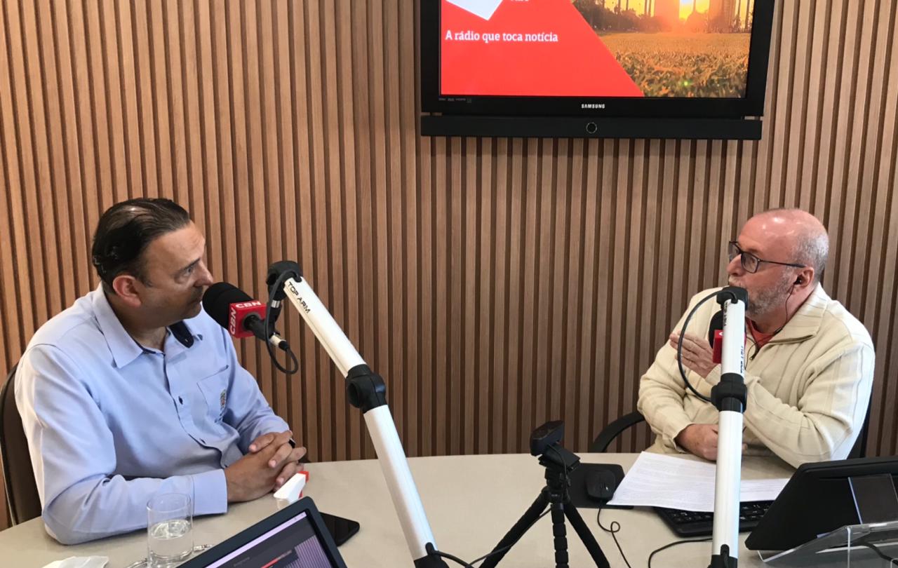 Ouça a entrevista ao vivo do prefeito Felicio Ramuth durante o CBN Vale - 1ª Edição 