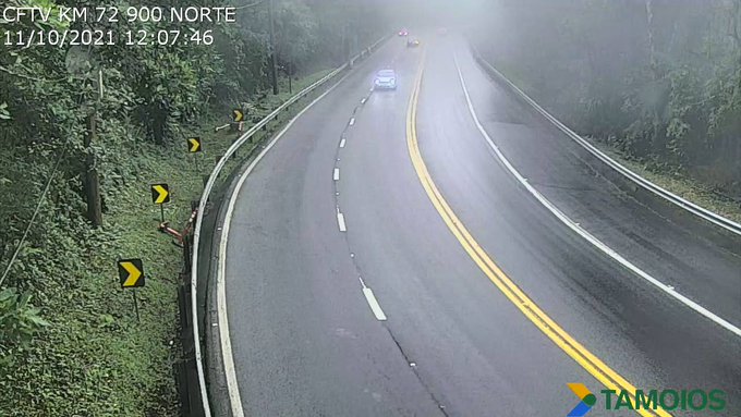tamoios chuva interditado serra