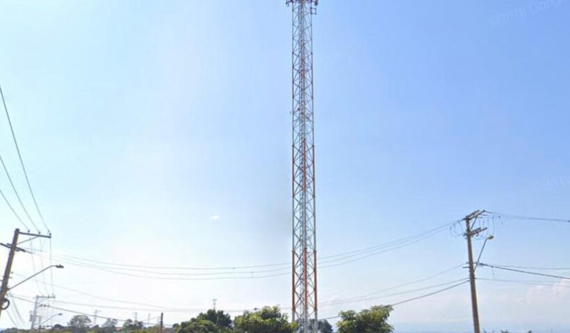 fios de cobre telefonia torre jacareí