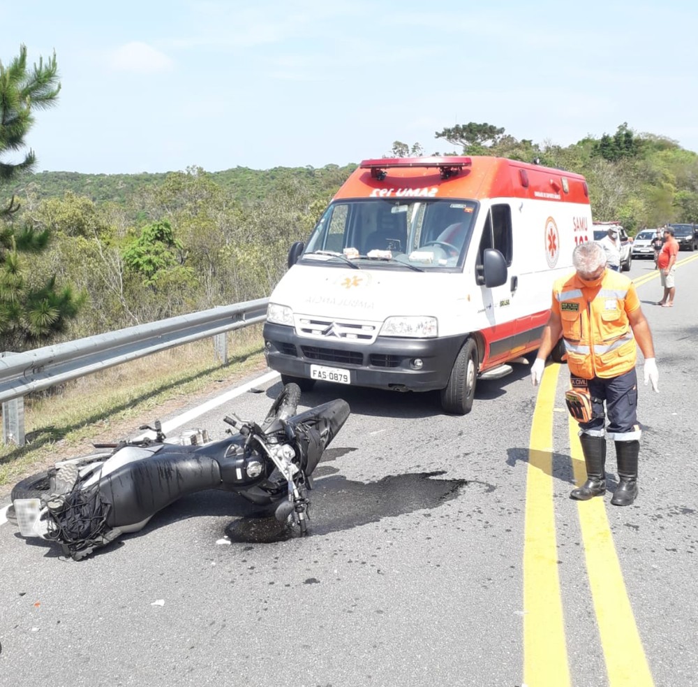 Motociclista morre em acidente na estrada Cunha-Paraty