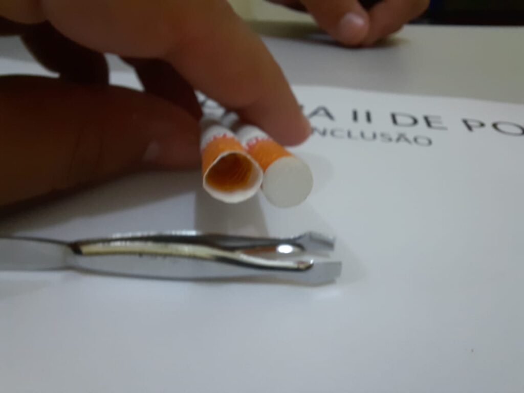 Mãe envia cigarros com maconha sintética para o filho preso na P2 de Potim