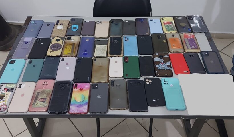 celulares arrastão