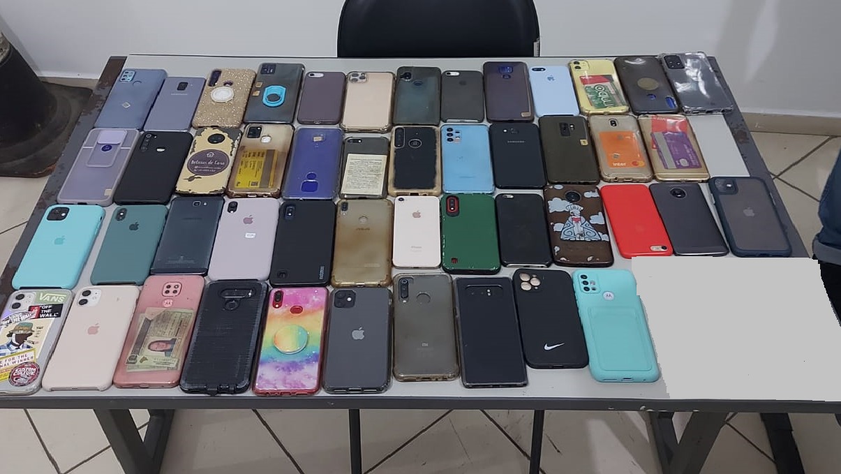 celulares arrastão