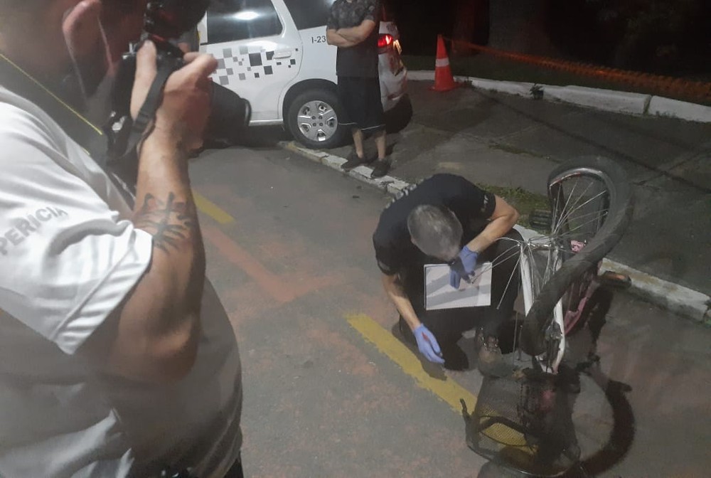 ciclista atropelada guará