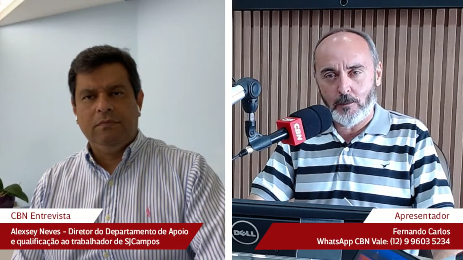 Alexsey Neves, diretor do PAT SJC comenta sobre vagas de emprego no programa Qualifica
