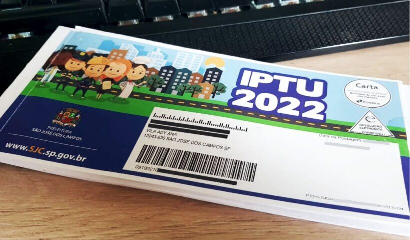 Como fica o iptu 2022 nas principais cidades do Vale?