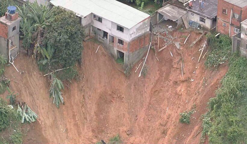 chuvas causam desastres em 10 municípios de São Paulo