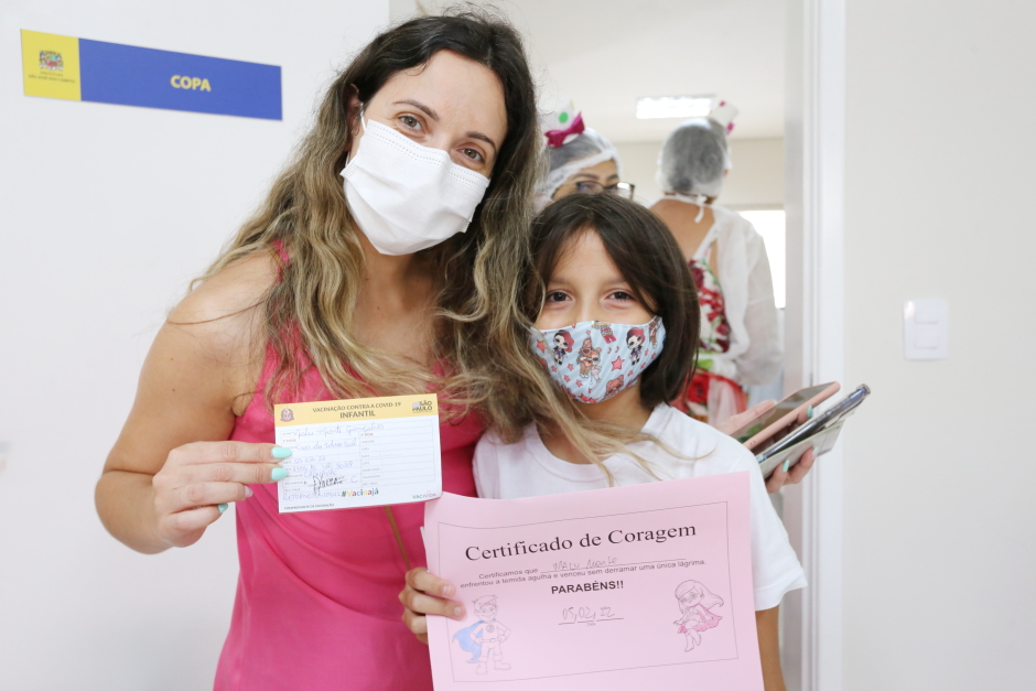 Crianças de 6 a 17 anos sem CPF podem usar o CRA para se vacinar em São José