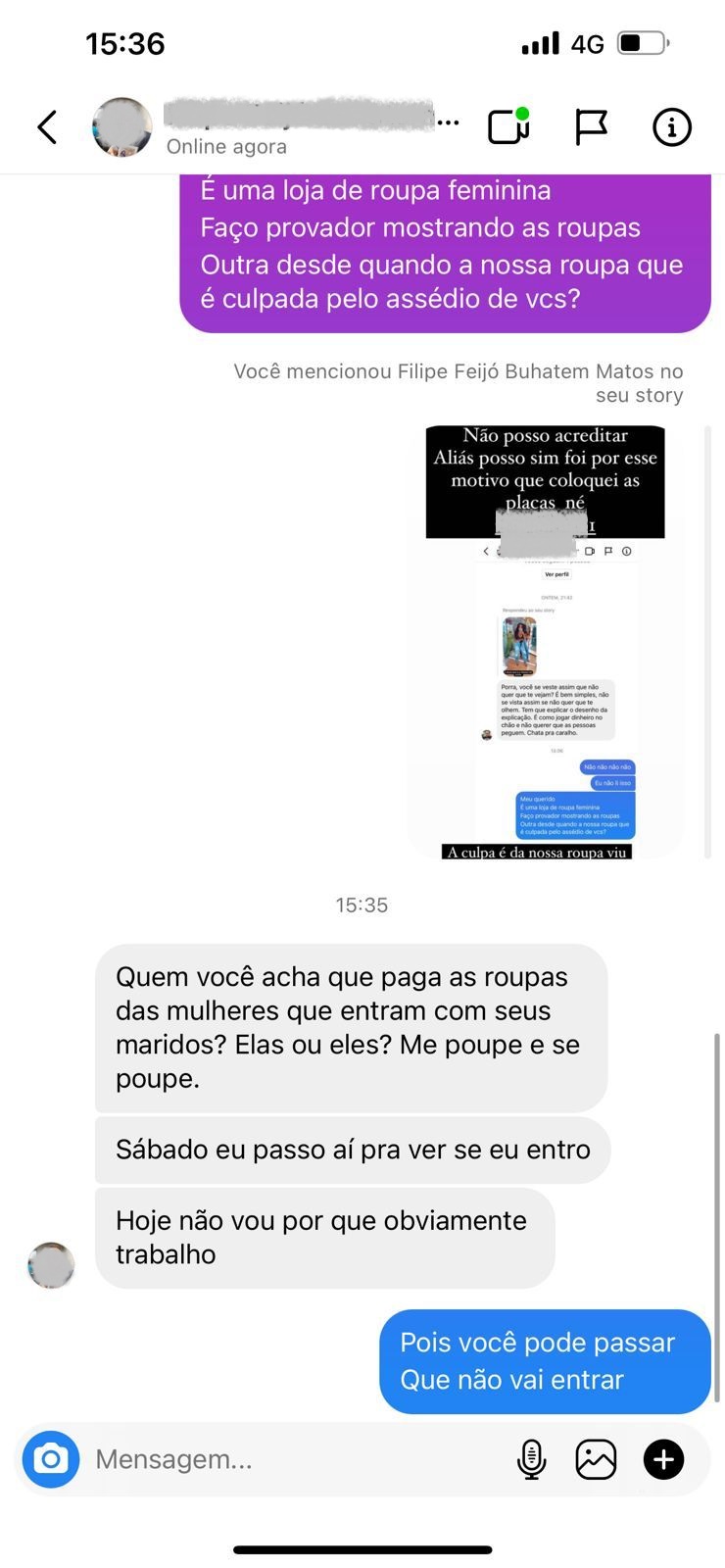 ameças homem loja sjc 2