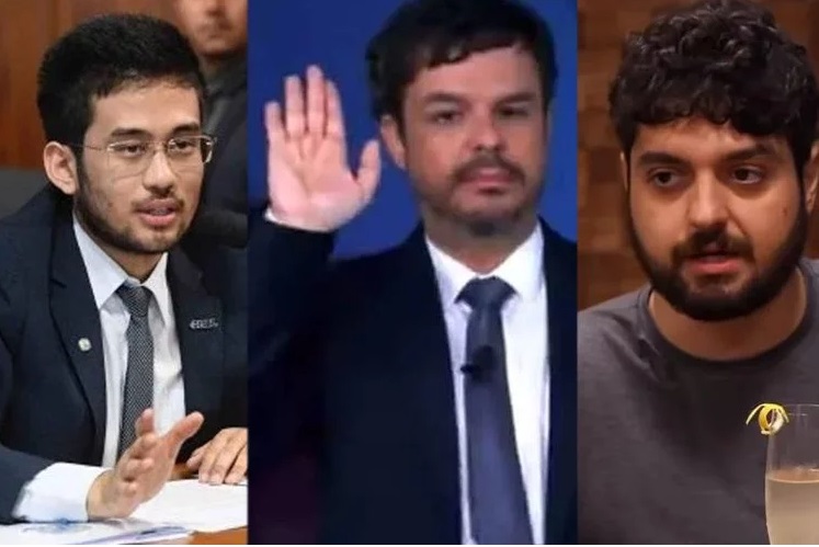 justiça de sp vai intestigar monark, kim kataguiri e adrilles jorge por apologia ao nazismo