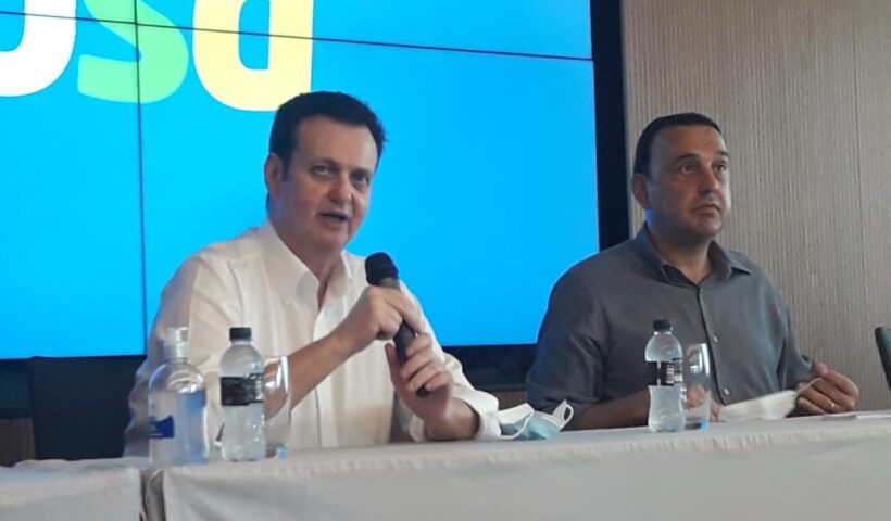 Gilberto Kassab oficializa convite a Felício Ramuth para ser pré-candidato do governo de São Paulo