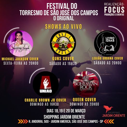 atrações festival