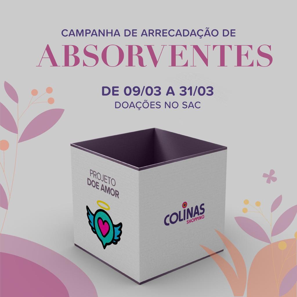 absorventes doação