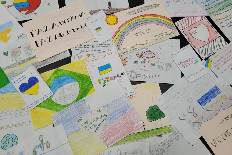 cartas crianças Ucrânia