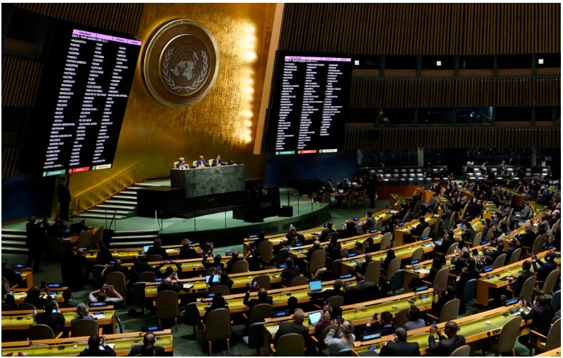 Assembleia Geral da ONU aprova resolução contra invasão da Ucrânia pela Rússia