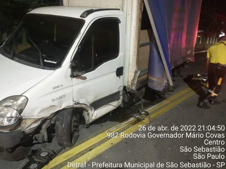 Grave acidente deixa uma pessoa ferida em São Sebastião