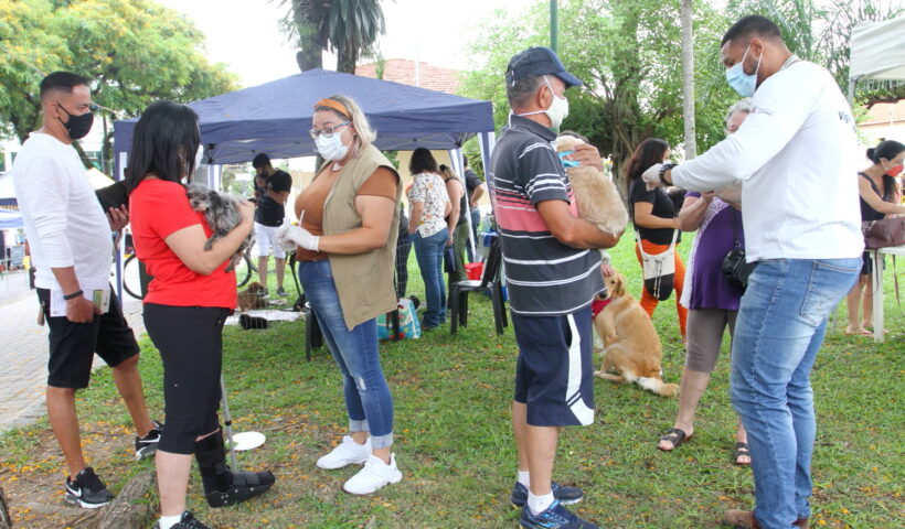 Jacareí realiza vacinação antirrábica para cães e gatos neste domingo (10), no Parque da Cidade