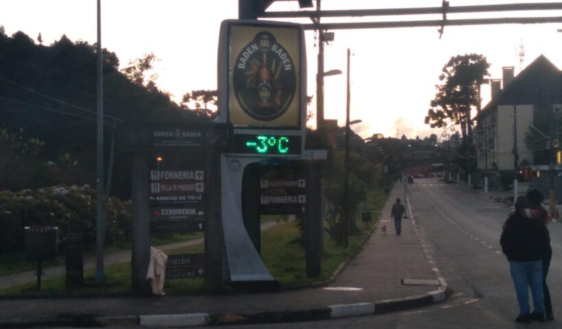 frio em campos do jordão