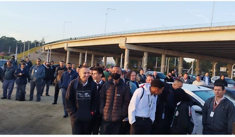 protesto ônibus sjc