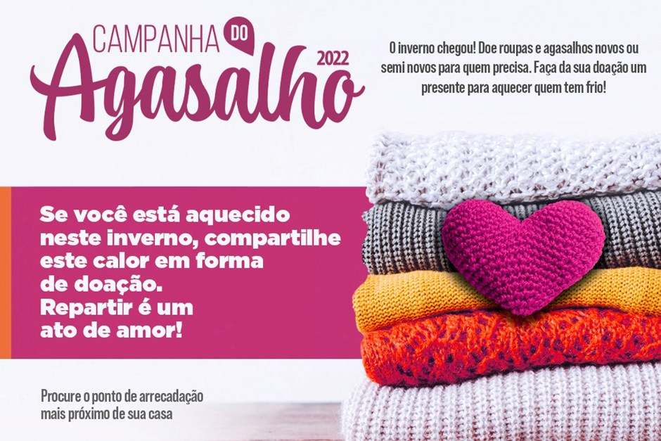Fundo Social de São José inicia a Campanha do Agasalho 2022