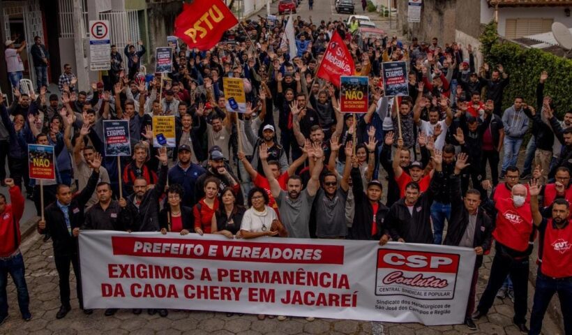 Caoa Chery suspende 480 demissões da fábrica em Jacareí, diz Sindicato