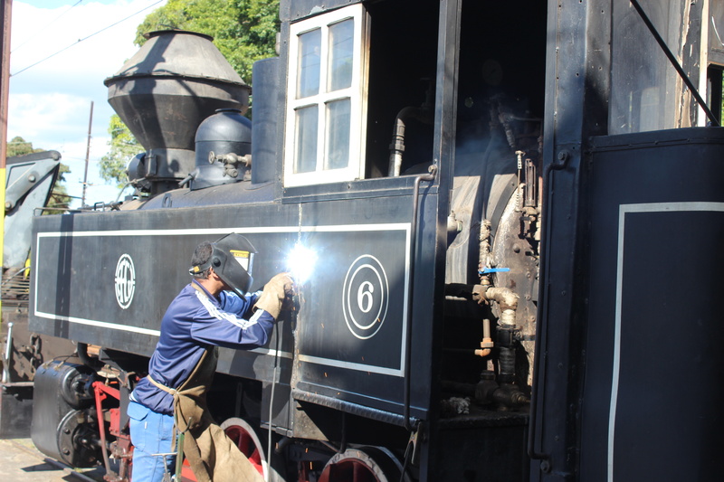 Volta do atrativo turístico foi possível após uma reforma realizada na locomotiva a vapor