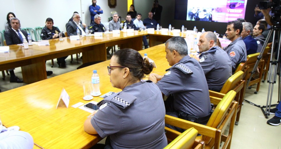 Reunião do São José Unida onde foi apresentado o Botão do Pânico