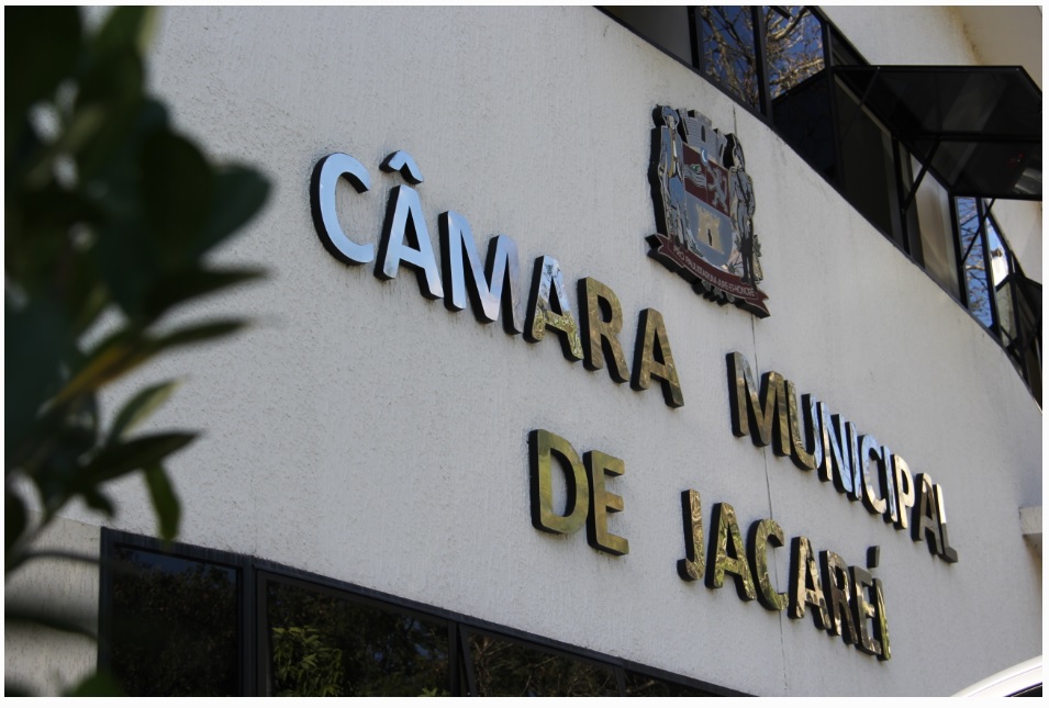 Faixada do prédio da Câmara Municipal de Jacareí