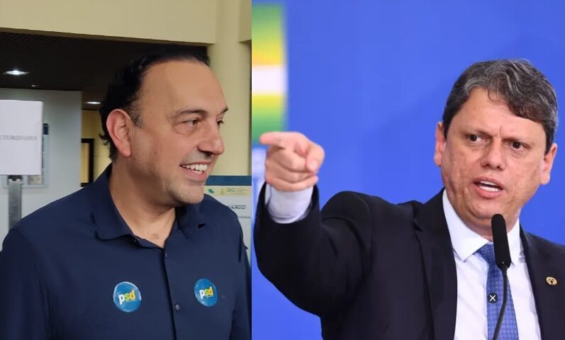 Felicio Ramuth e Tarcisio de Freitas, que segundo publicação, Felicio ser´s o vice de Freitas ao governo de SP