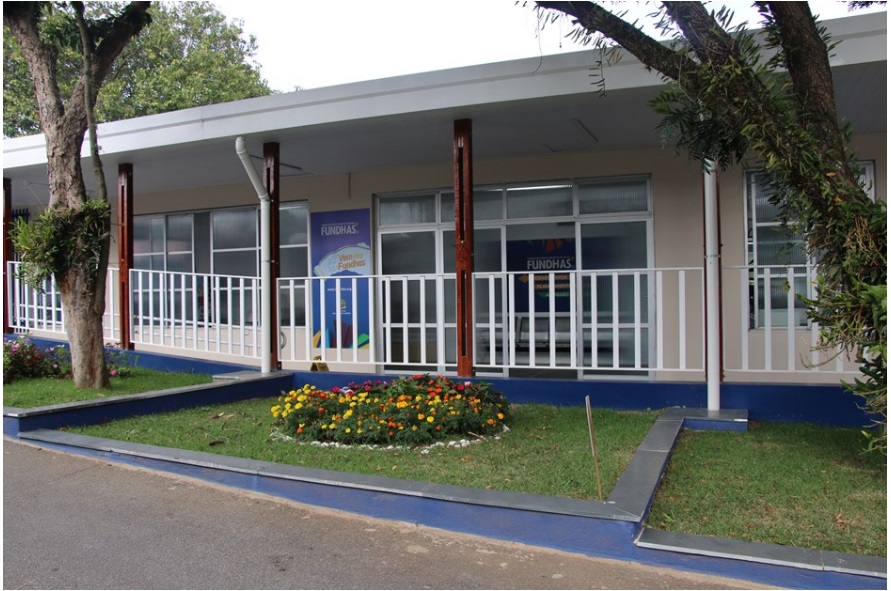 Foto do prédio da Fundhas em São José dos Campos