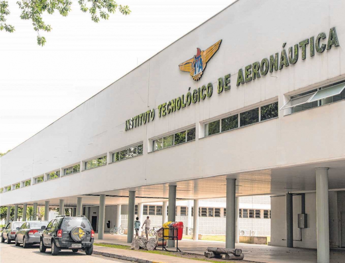 Frente do prédio do ITA em São José dos Campos
