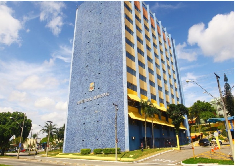 Foto do prédio da prefeitura de São José dos Campos que ganhou na justiça o direito de aumento de salários dos secretários municipais