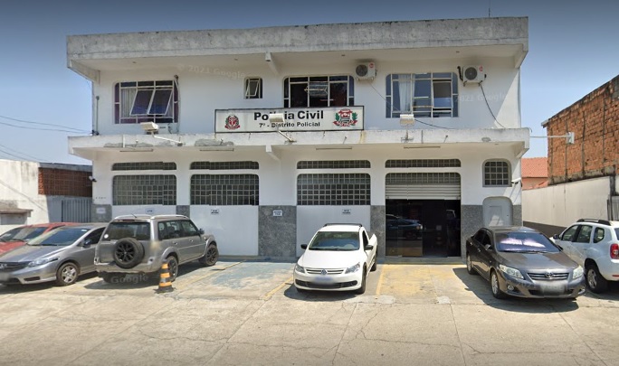 Ima gem do 7º DP de São José, local onde foi registrado a morte de um assaltante em 6 de julho de 2022, após um policial reagir à tentativa de roubo
