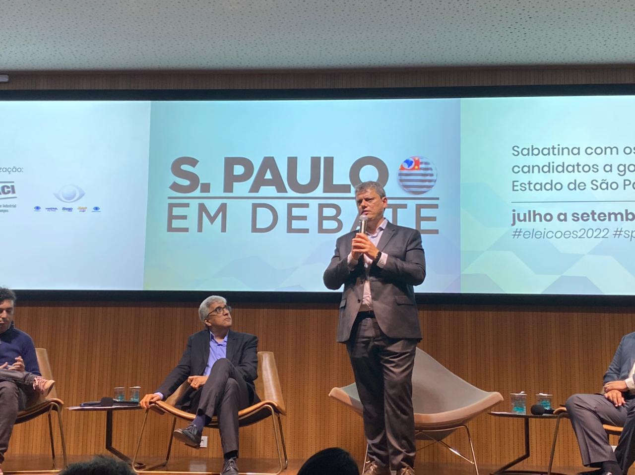 tarcísio de freitas em sabitina sjc