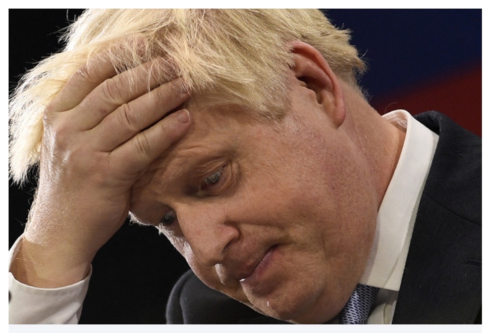 Foto de Boris Johnson, que renuncia ao cargo de primeiro-ministro após escândalo sexual