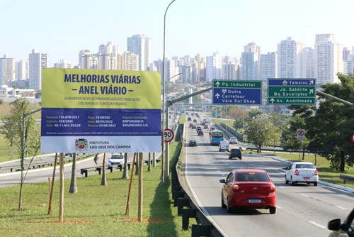 obras anel viário sjc