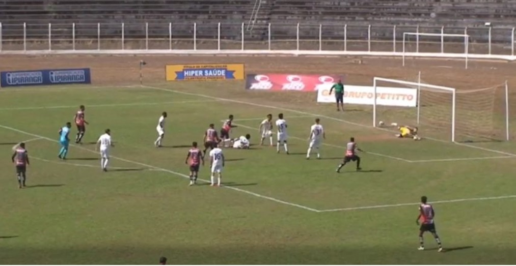 Imagem do jogo onte o Atlético Joseense conquistou um ponto valioso fora de casa