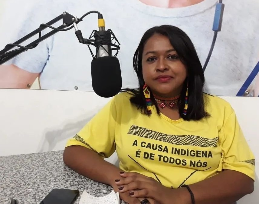 Kunã Yporã, indígena indicada pelo pstu para ser a pré-candidata à vice-presidência