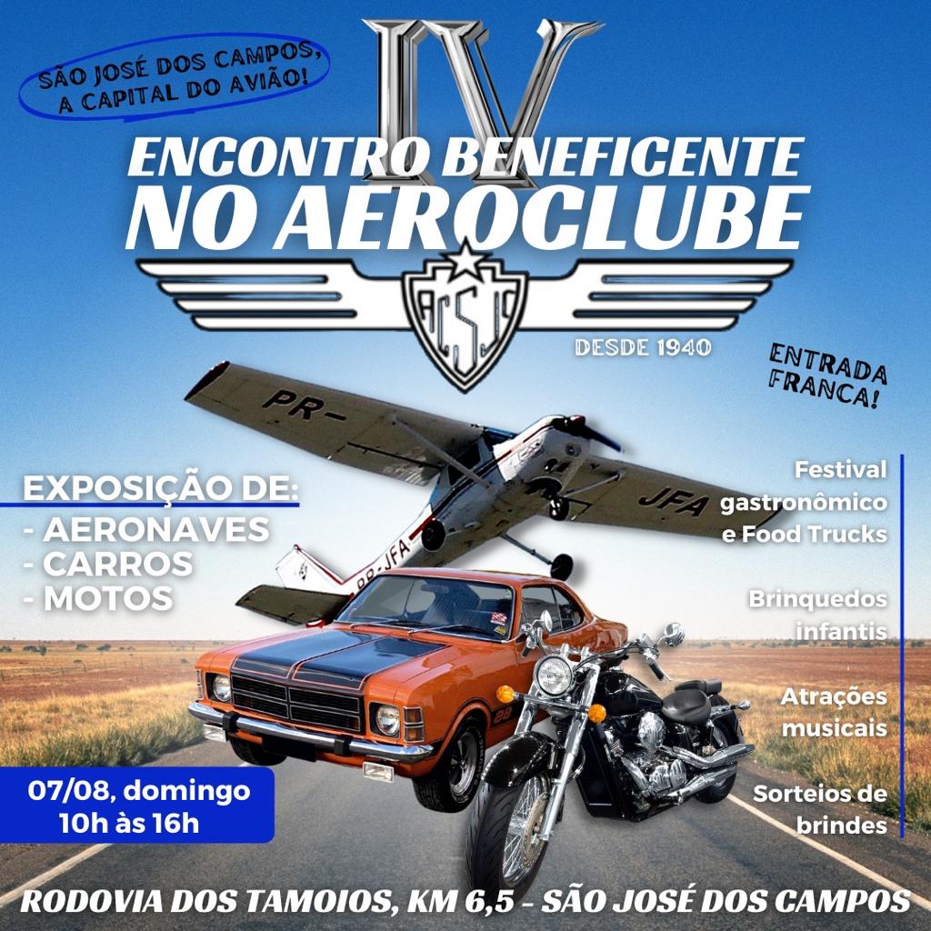 evento Beneficente no Aeroclube em São José