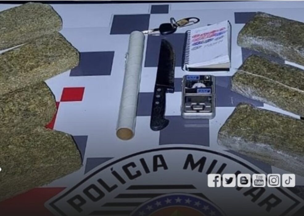 7 kg de maconha escondidos em casa de um homem preso em Taubaté