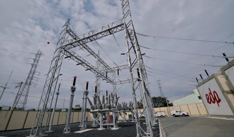 Foto na nova subestação de energia da EDP em Roseira, inaugurada nesta terça-feira, dia 9 de agosto de 2022