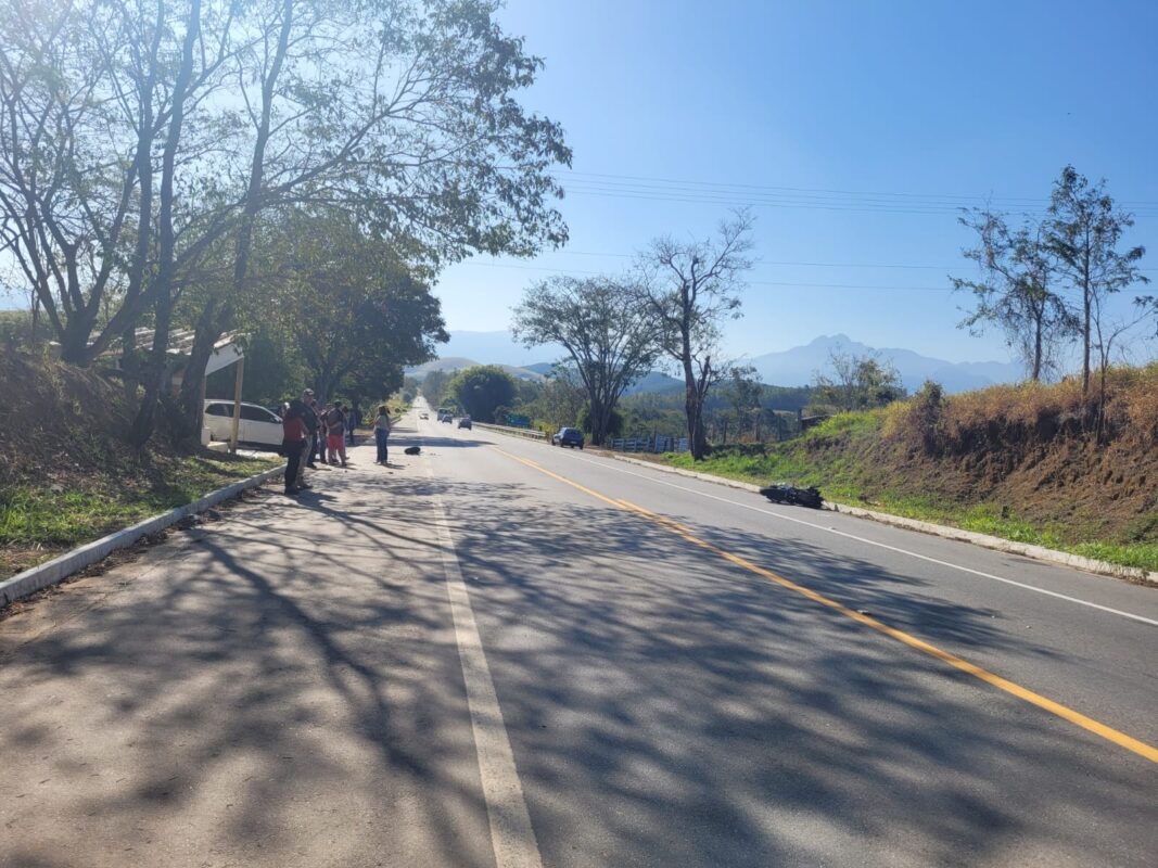 Foto mostra estrada Presidente JK, em Lorena, onde um motociclista de 22 anos morreu em um acidente de trânsito