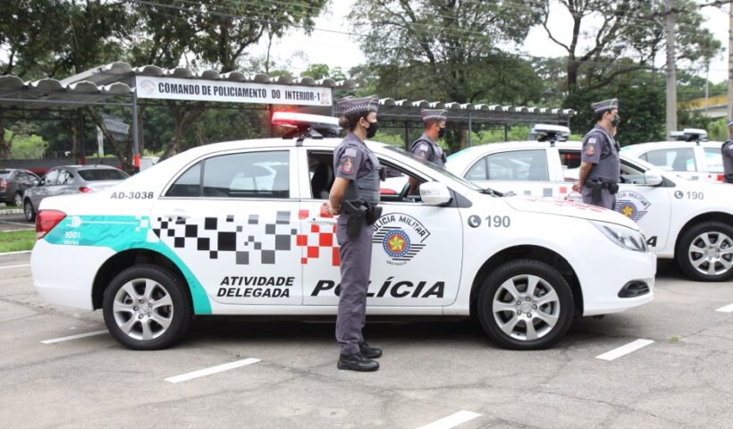 Foto com policiais militares. São José ampliou a atividade delegada por mais 5 anos