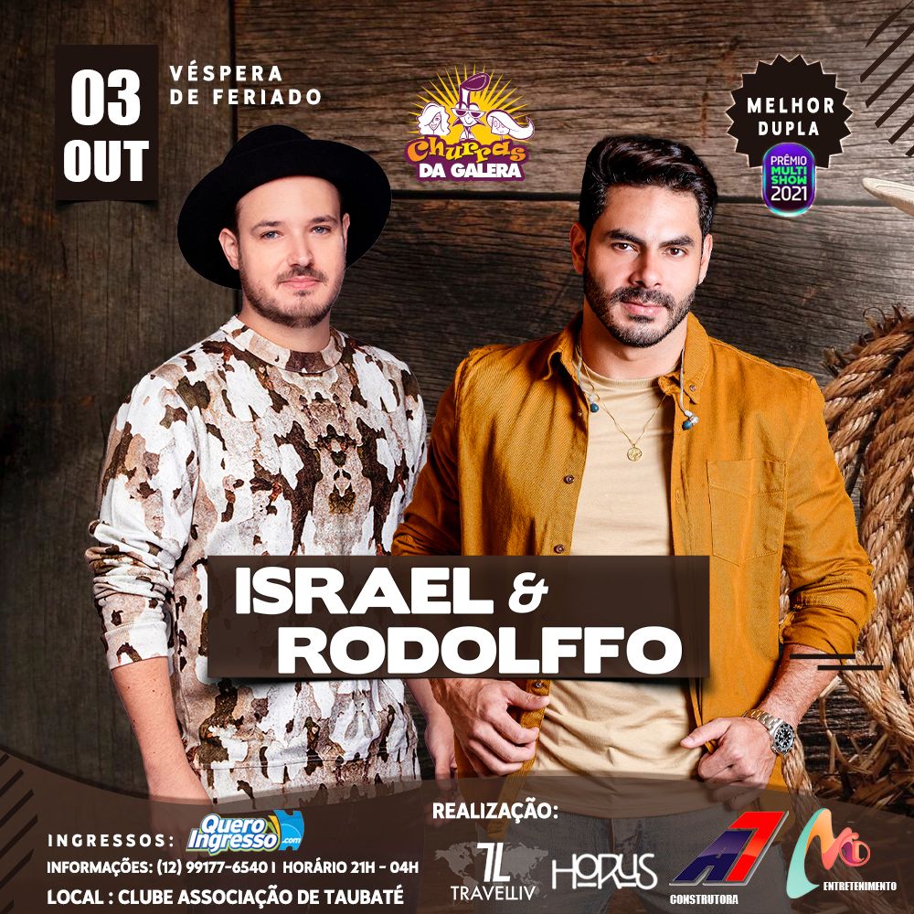 Israel e Rodolfo em Taubaté