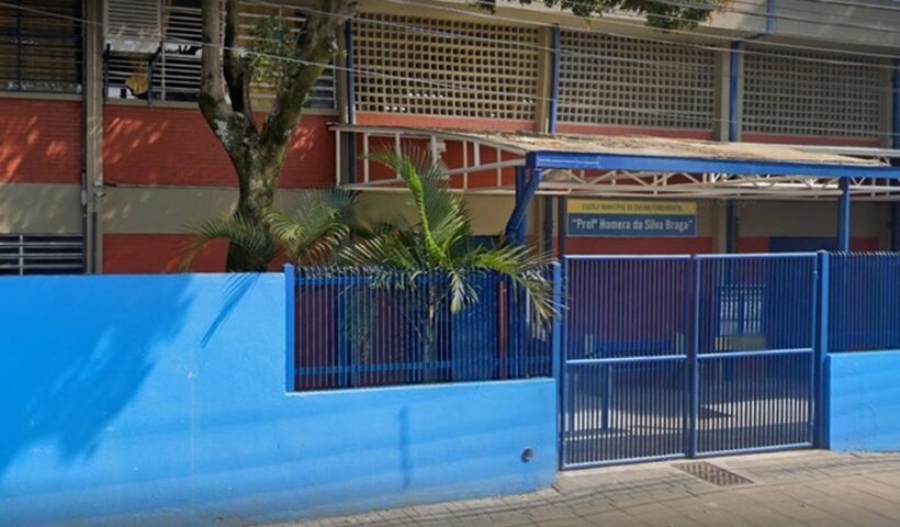 Foto de escola de SJC onde foi denunciado caso de adolescente vítima de racismo