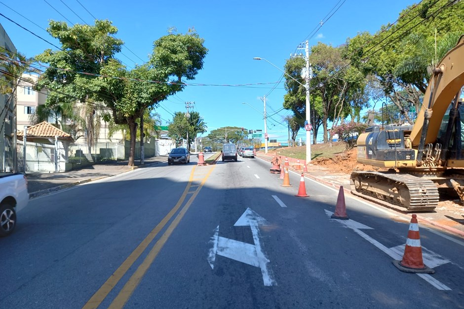 Foto da Av. Papa João Paulo 1º que terá trecho interditado para obras hoje, 1º de setembro