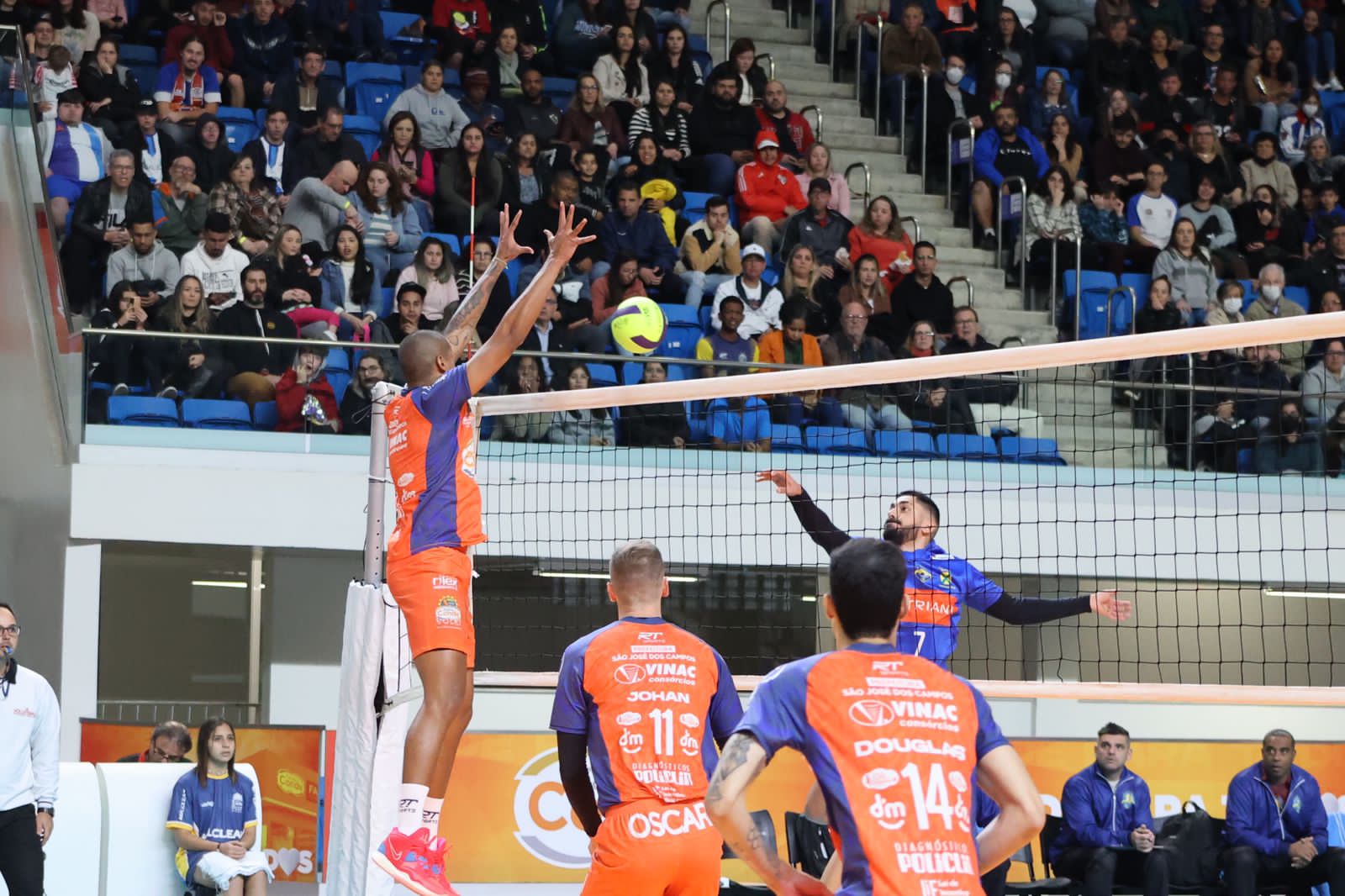 Vôlei São José vence o Santo André por 3 a 0 pelo Paulista